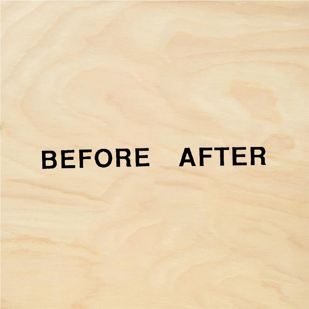 StampaFe BEFORE AFTER (2 stamps) Before After - Rubber Stamp 1.5 x 0.25