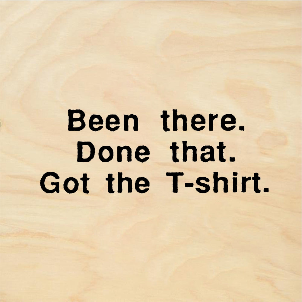 StampaFe Been there. Done that. Been There Done That - Rubber Stamp 1.75 x 0.5