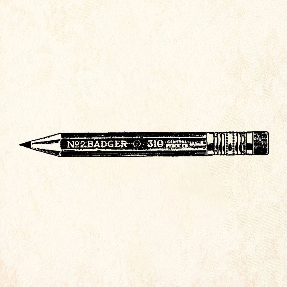 StampaFe Pencil - Rubber Stamp 2.75 x 0.5