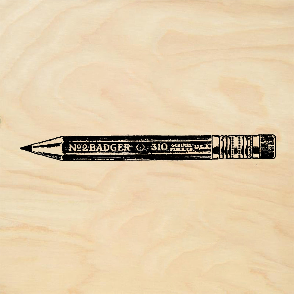 StampaFe Pencil - Rubber Stamp 2.75 x 0.5
