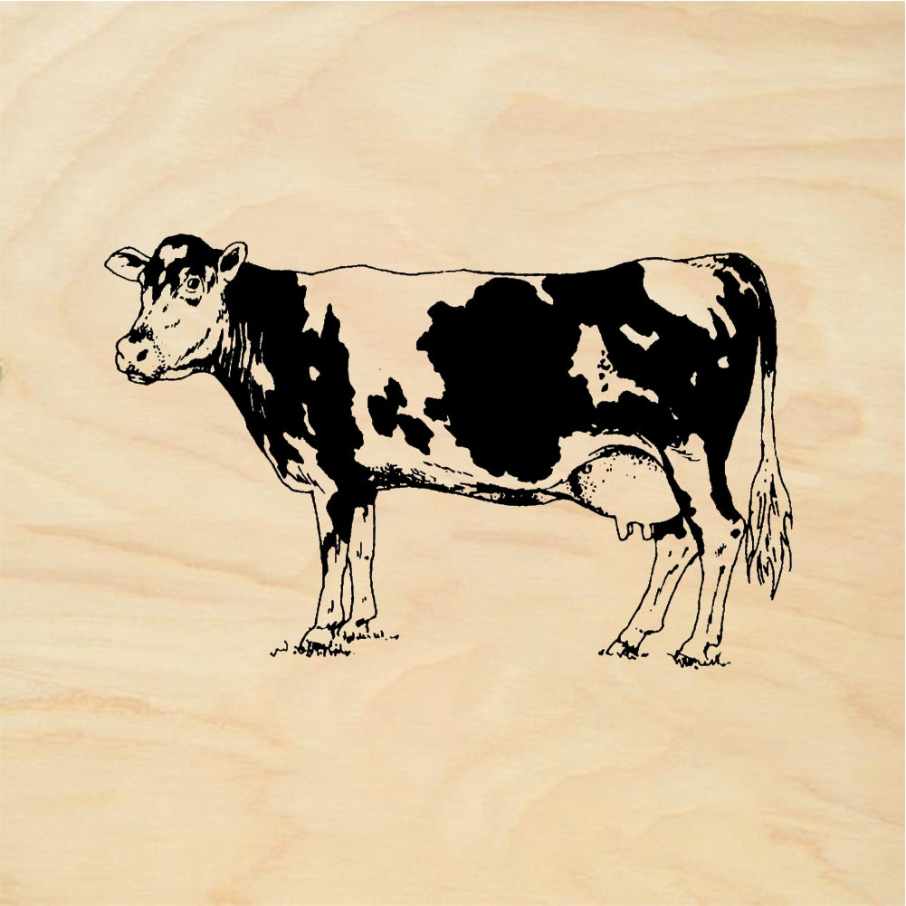 StampaFe Dairy Cow - Rubber Stamp 1.75 x 1.5