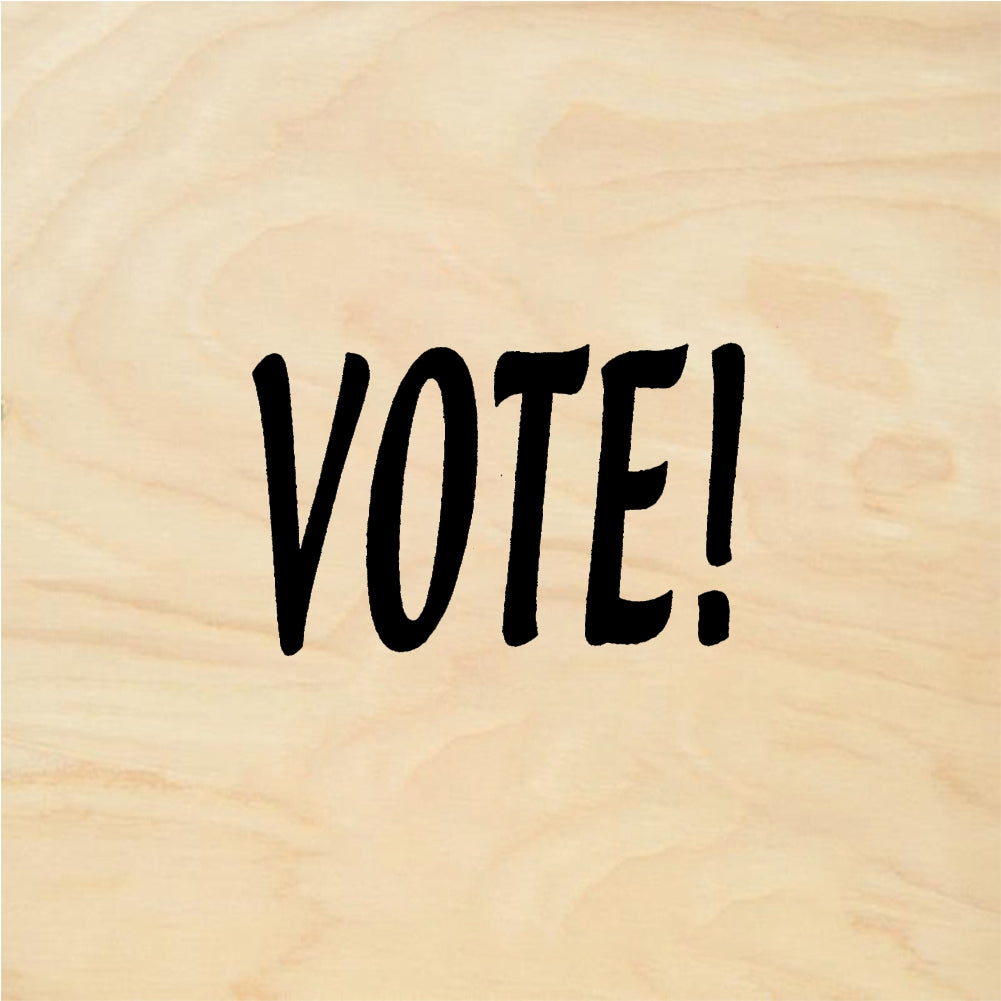 StampaFe VOTE! Text - Rubber Stamp 1 x 0.5