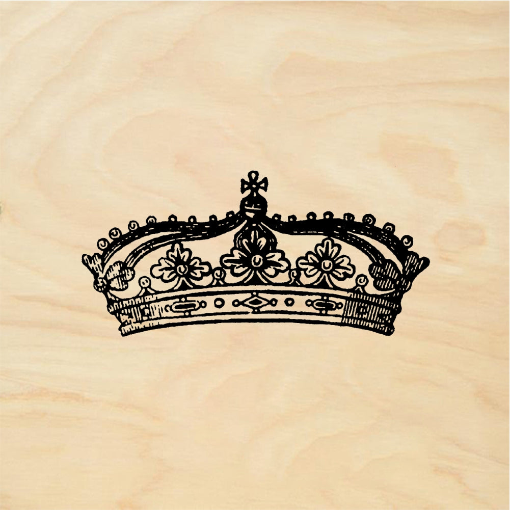 StampaFe Crown - Rubber Stamp 1.25 x 0.5