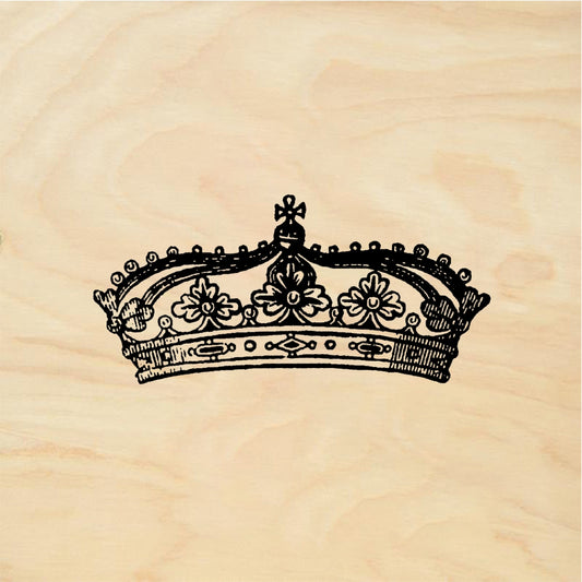 StampaFe Crown - Rubber Stamp 1.25 x 0.5