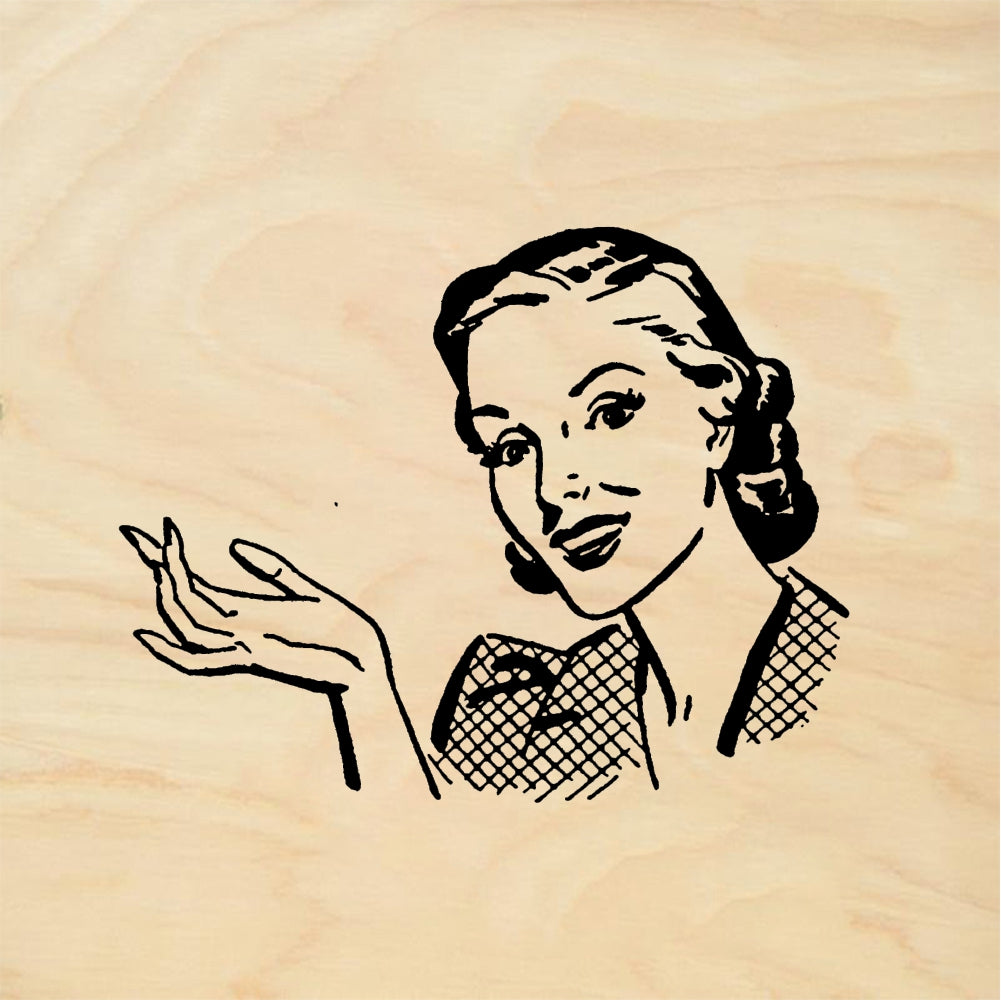 StampaFe May I Suggest - Rubber Stamp 1.5 x 2
