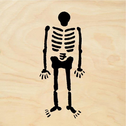StampaFe Mama Skeleton Full Body Skeleton - Rubber Stamp 0.75 x 1.25
