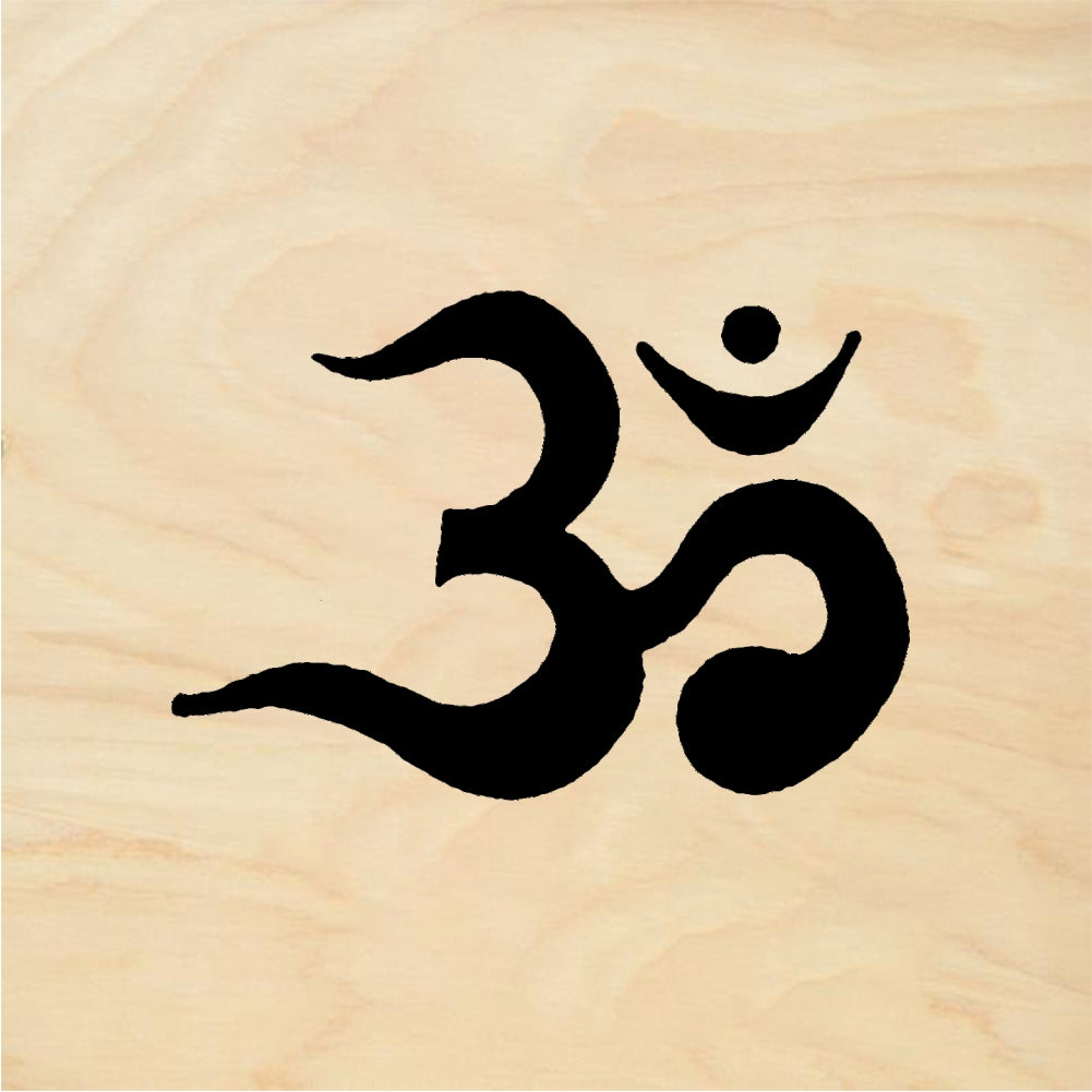 StampaFe Om symbol - Rubber Stamp 1.25 x 0.75