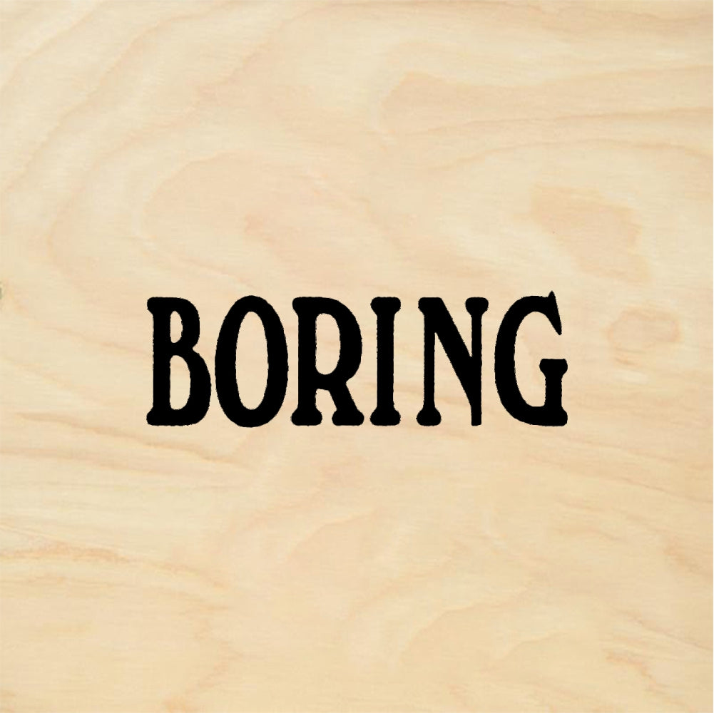 StampaFe BORING - Rubber Stamp 1.25 x 0.5
