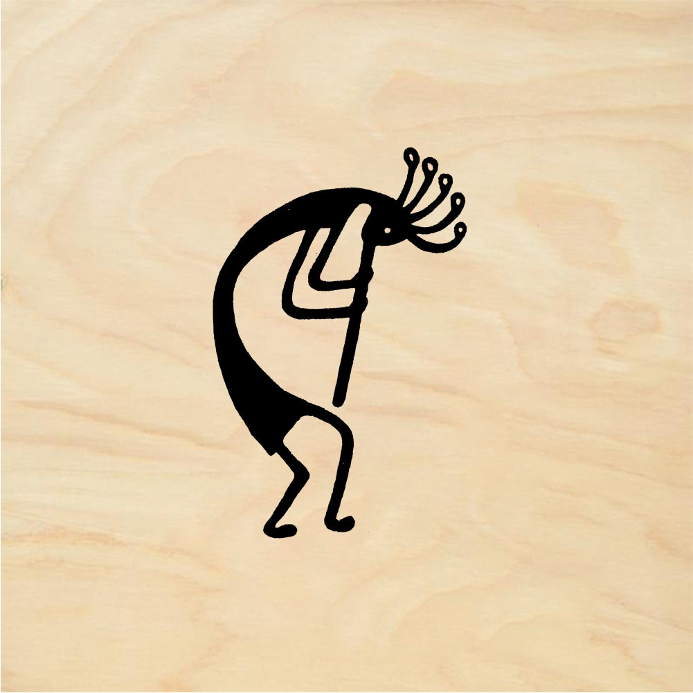 StampaFe Curly koko, sm. - Rubber Stamp 1 x 1.25