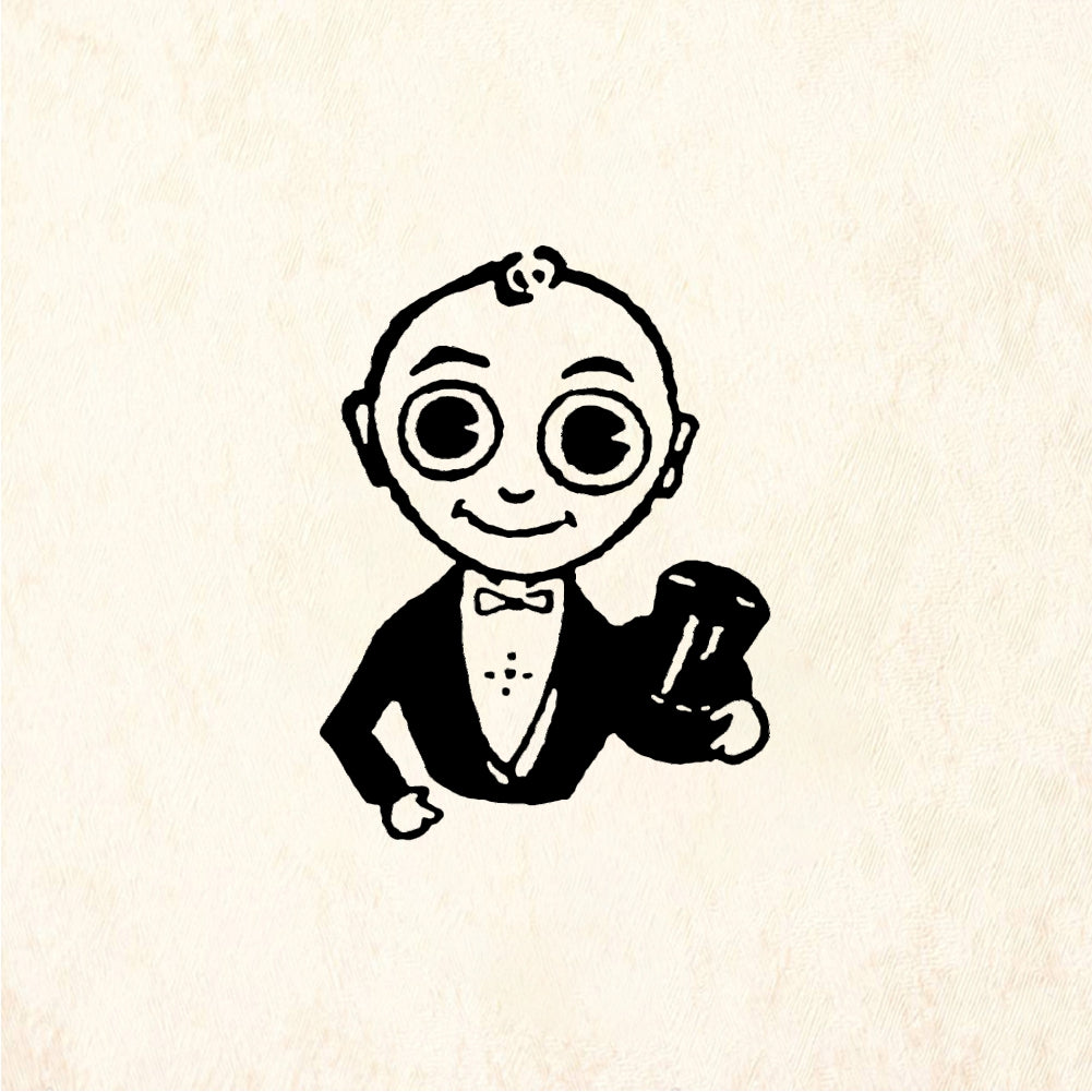 StampaFe Big-eyed guy Big Eyed Guy - Rubber Stamp 1 x 1.5