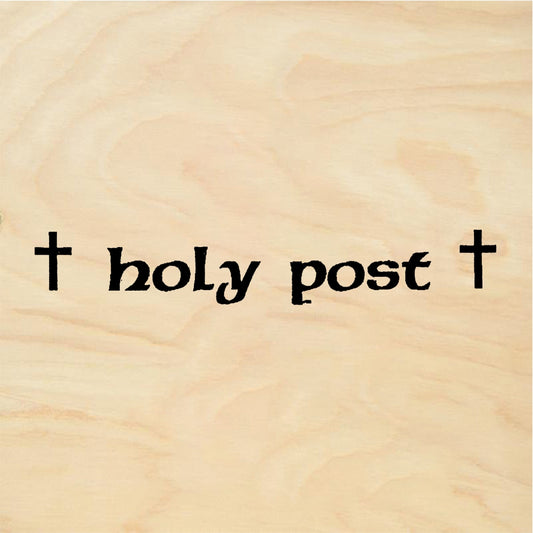 StampaFe holy post Religious - Rubber Stamp 1.75 x 0.5