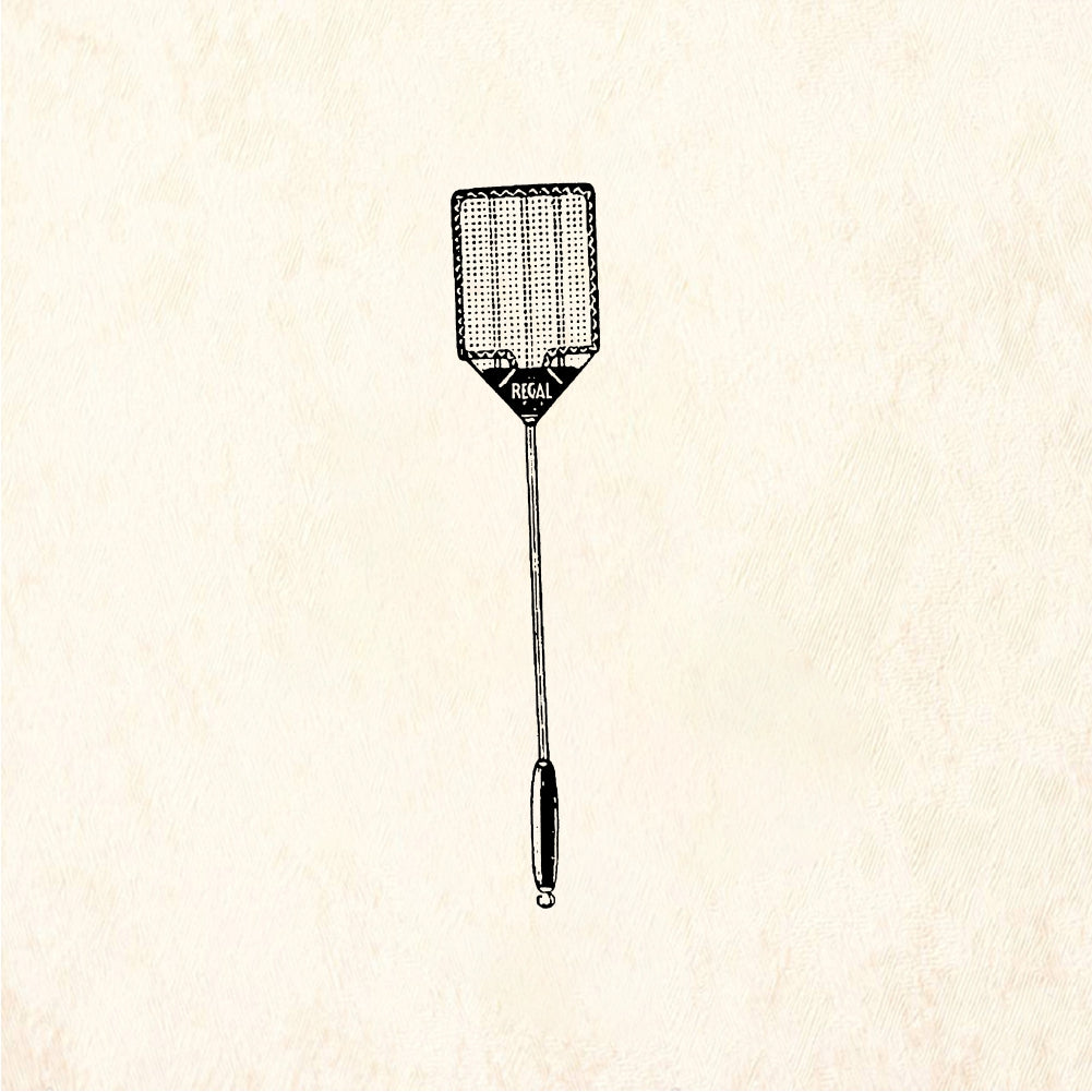 StampaFe Fly swatter - Rubber Stamp 1 x 2.5