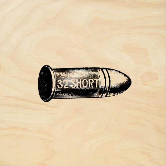 StampaFe Bullet Cartridge - Rubber Stamp 1 x 0.5
