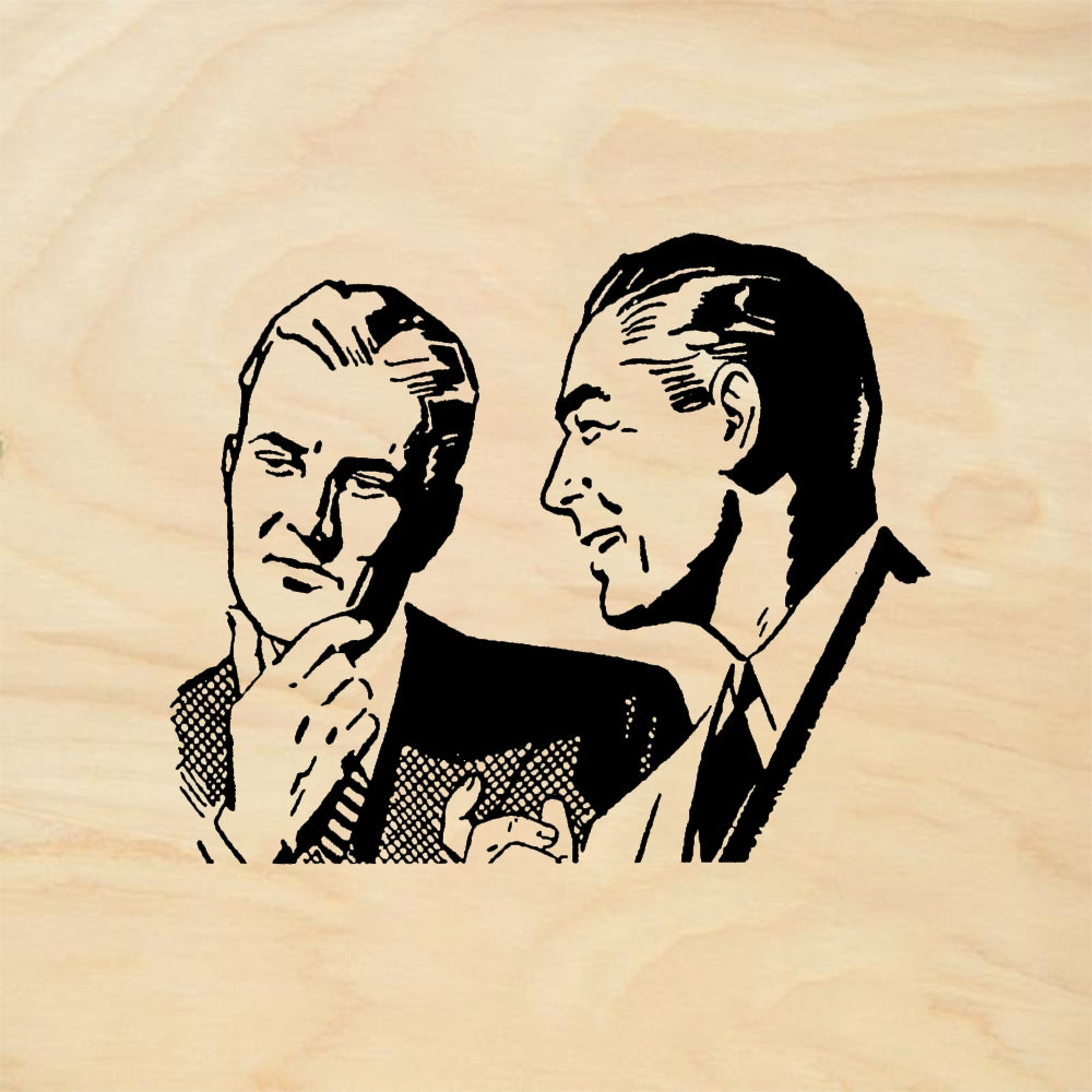 StampaFe Gossip guys - Rubber Stamp 2 x 1