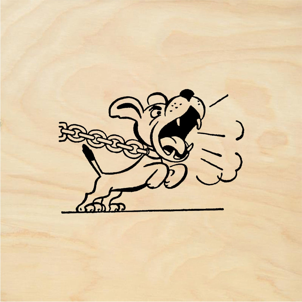 StampaFe Angry dog - Rubber Stamp 2 x 1.25