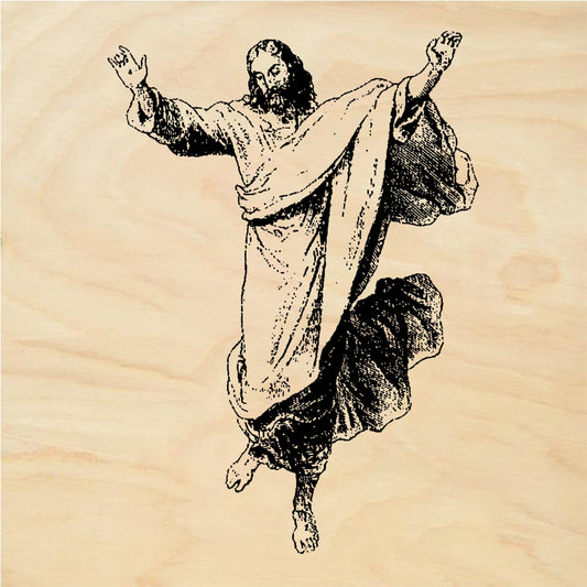 StampaFe Ascending Jesus Rubber Art Stamp