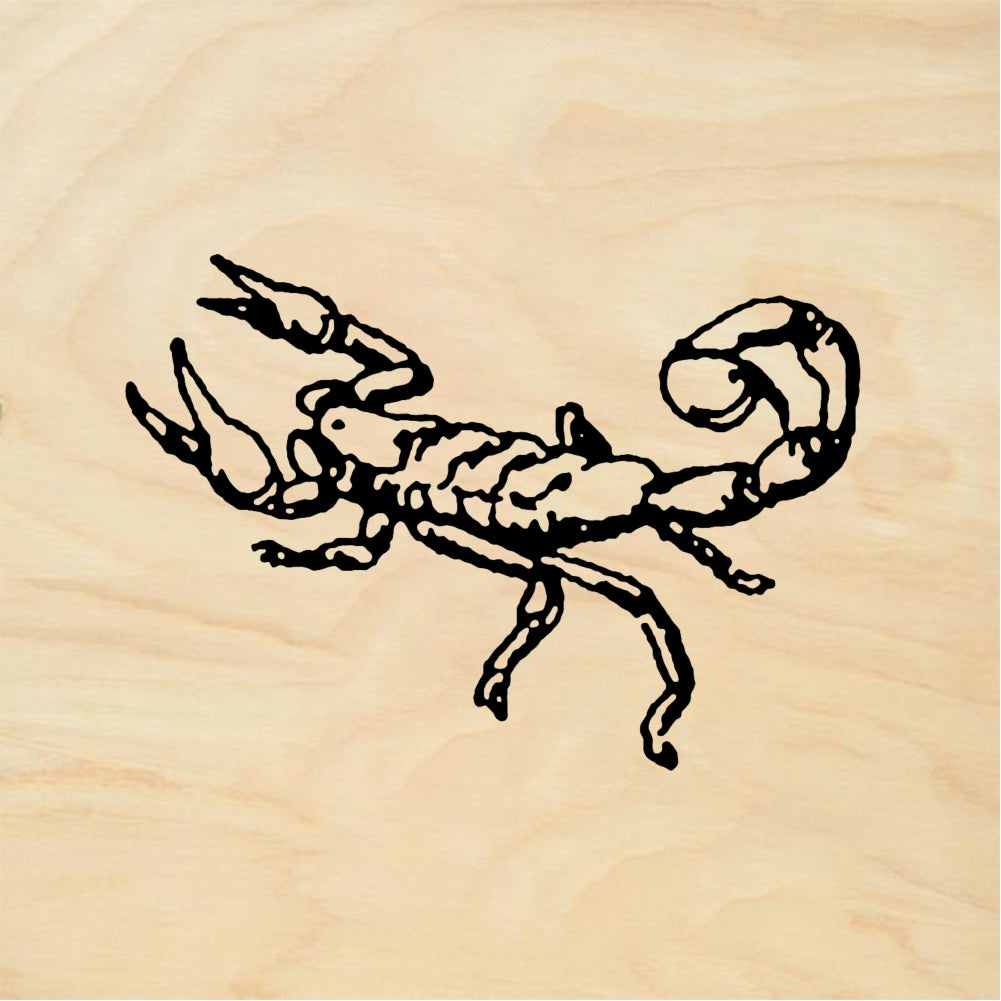 StampaFe Small scorpion - Rubber Stamp 1.25 x 0.75