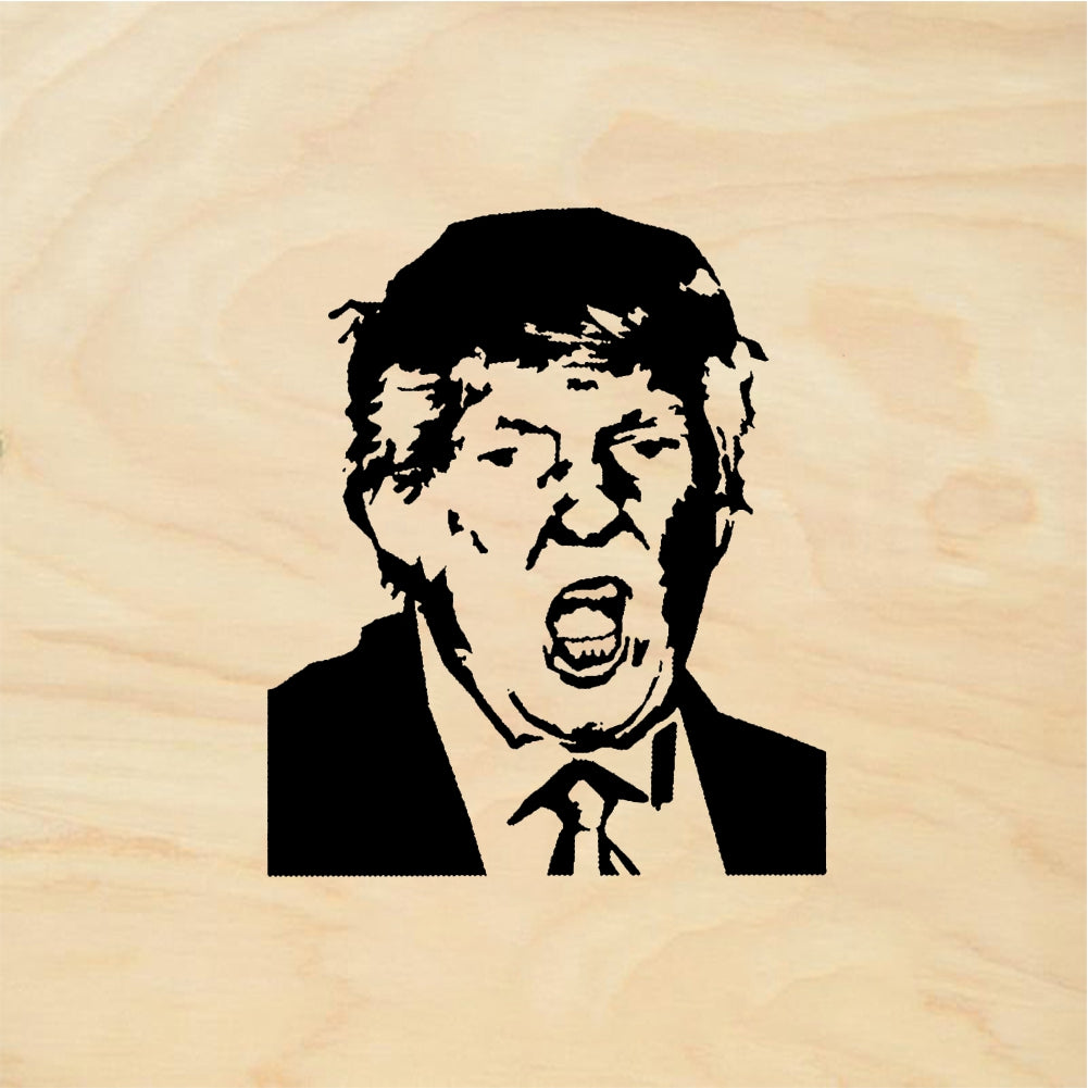 StampaFe Trump Portrait - Rubber Stamp 1.25 x 1.25