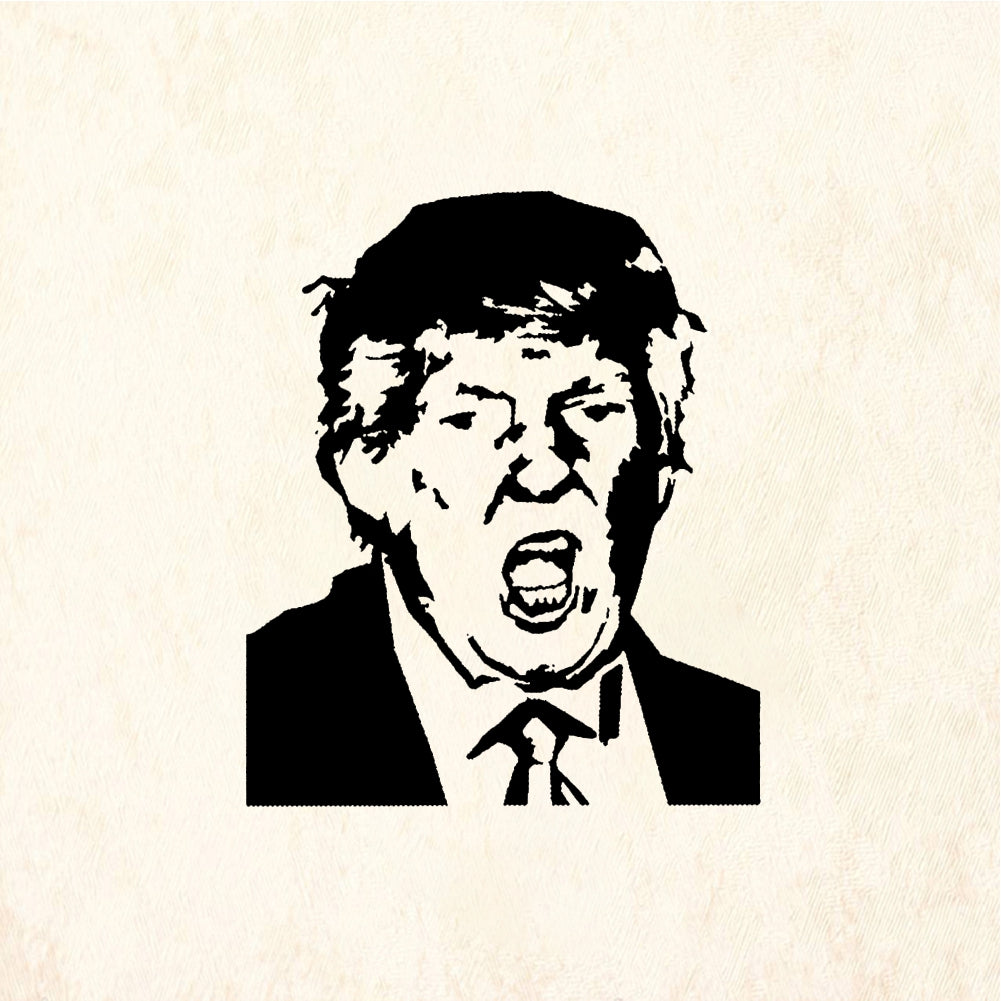 StampaFe Trump Portrait - Rubber Stamp 1.25 x 1.25