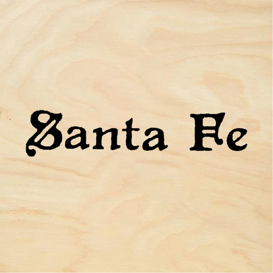 StampaFe SANTA FE #2 - Rubber Stamp 2 x 0.5
