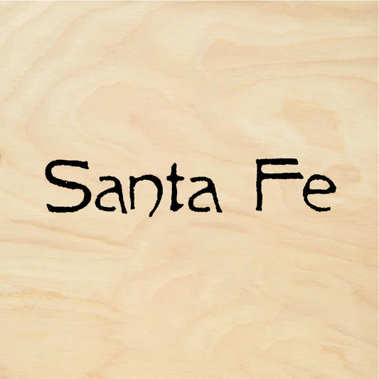 StampaFe SANTA FE #3 - Rubber Stamp 1.75 x 0.5