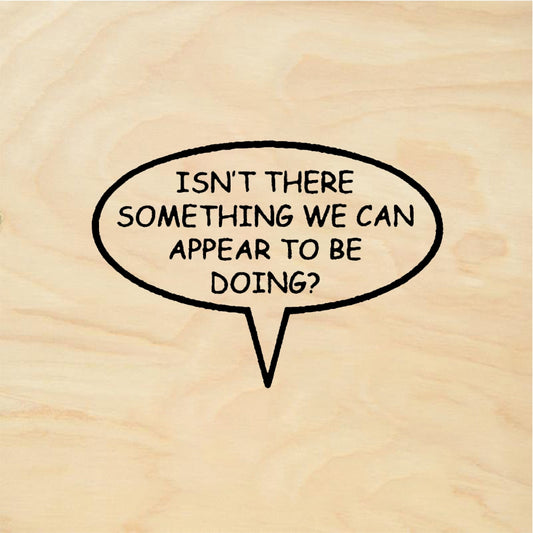 StampaFe CAN'T THINK SOMETHING APPEAR Think Appear - Rubber Stamp 1 x 1