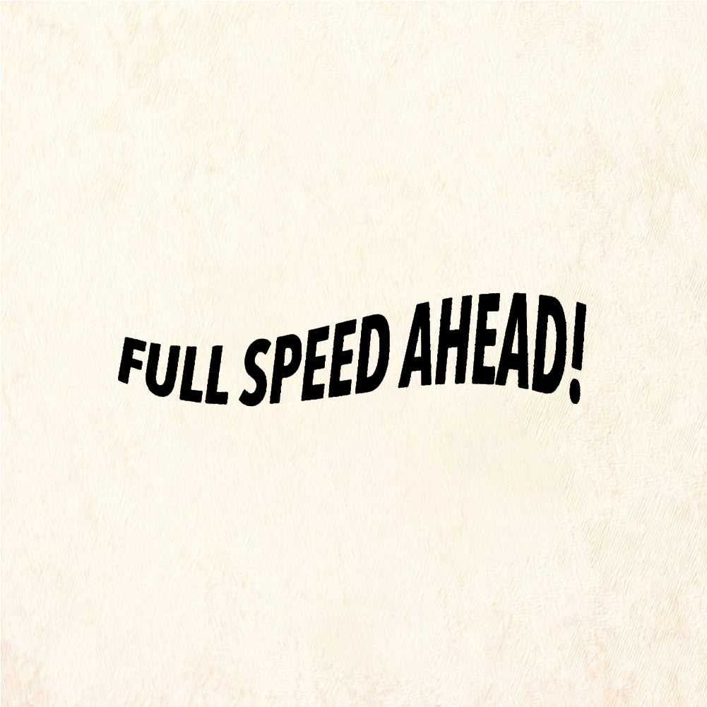 StampaFe Full speed ahead runner Running Man - Rubber Stamp 1.25 x 2