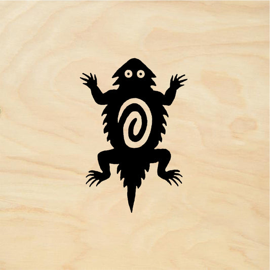 StampaFe Petroglyph horned toad Horned Toad - Rubber Stamp 1.25 x 1