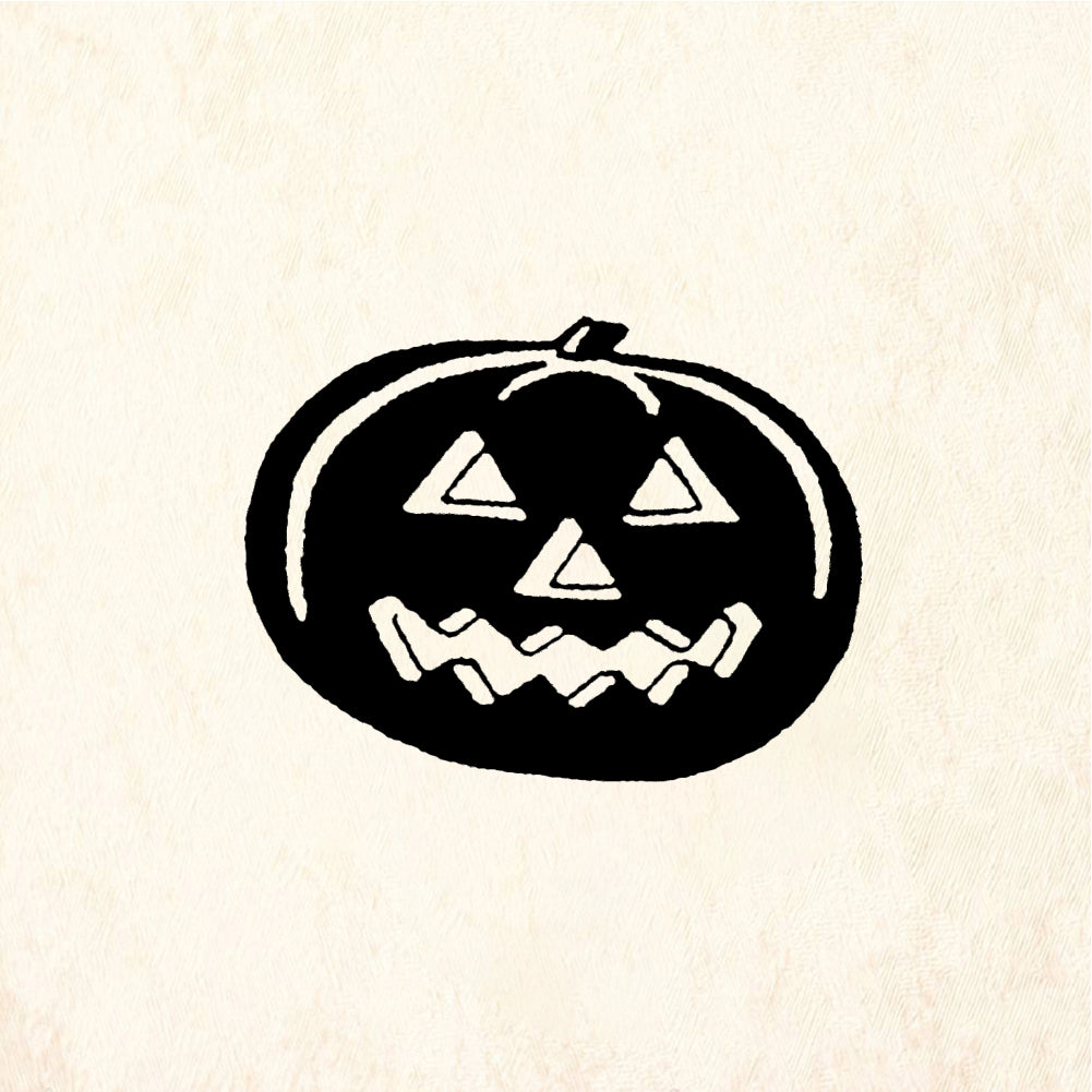 StampaFe Jack-o-lantern, black Jack O Lantern - Rubber Stamp 1 x 1