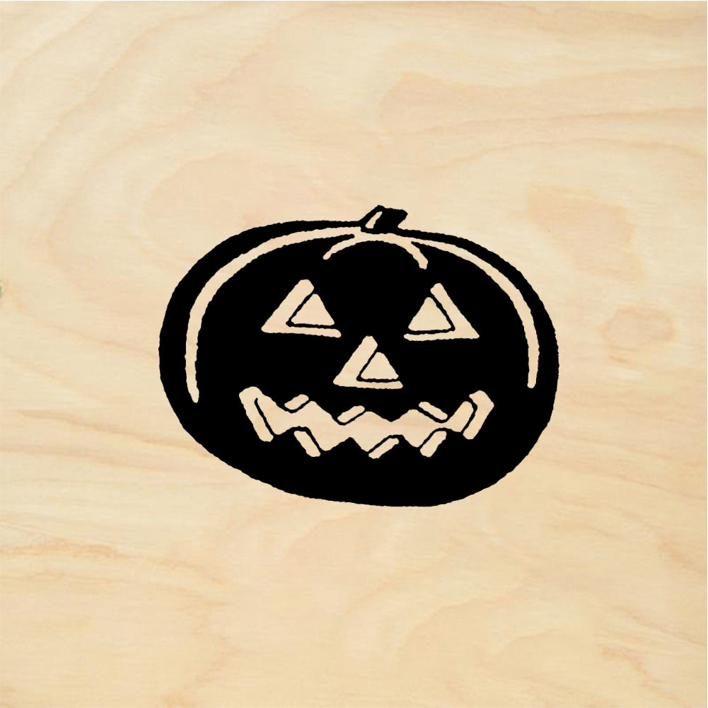 StampaFe Jack-o-lantern, black Jack O Lantern - Rubber Stamp 1 x 1