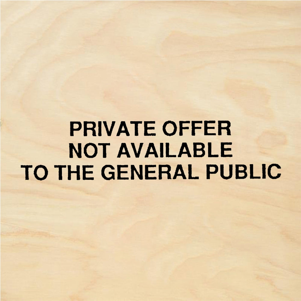 StampaFe PRIVATE OFFER NOT AVAILABLE Private Offer - Rubber Stamp 1.75 x 0.5
