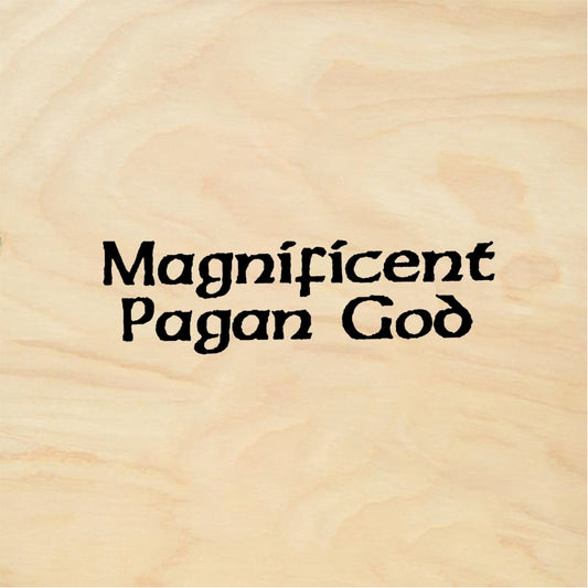 StampaFe Magnificent Pagan God - Rubber Stamp 1.5 x 0.5
