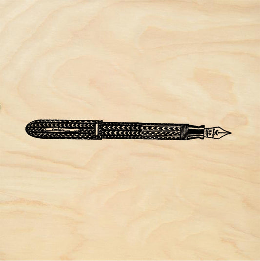 StampaFe Fountain pen Vintage Fountain Pen - Rubber Stamp 2.75 x 0.75