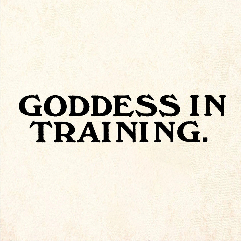 StampaFe GODDESS IN TRAINING. Rubber Art Stamp