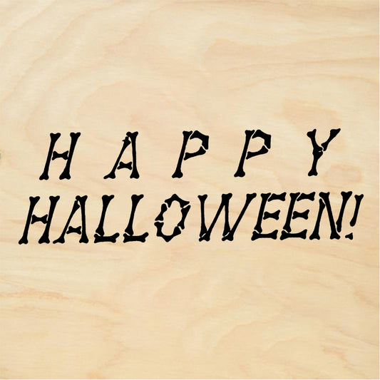StampaFe Happy Halloween Rubber Art Stamp