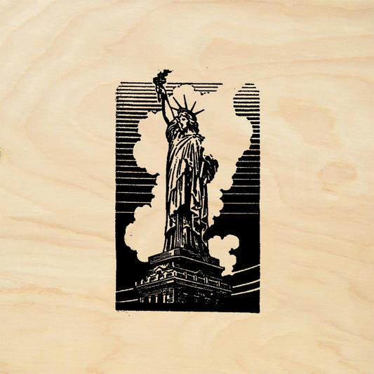 StampaFe Ms Liberty Statue of Liberty - Rubber Stamp 1.25 x 2.25