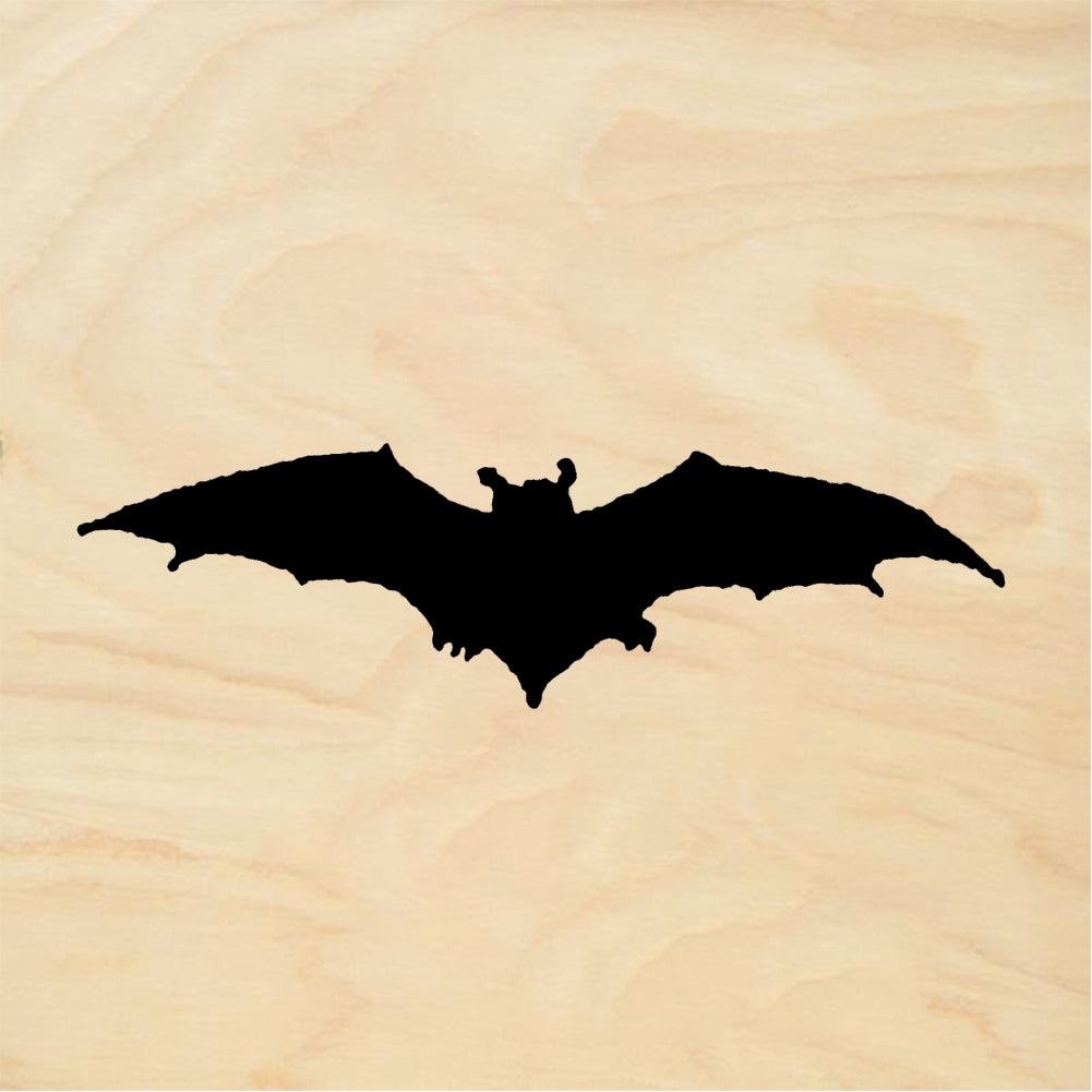 StampaFe Little Bat Silhouette Rubber Stamp 1.25 x 0.5