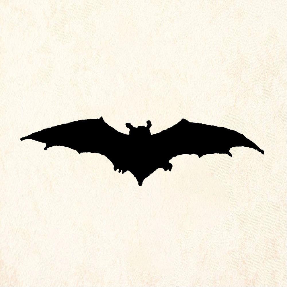 StampaFe Little Bat Silhouette Rubber Stamp 1.25 x 0.5