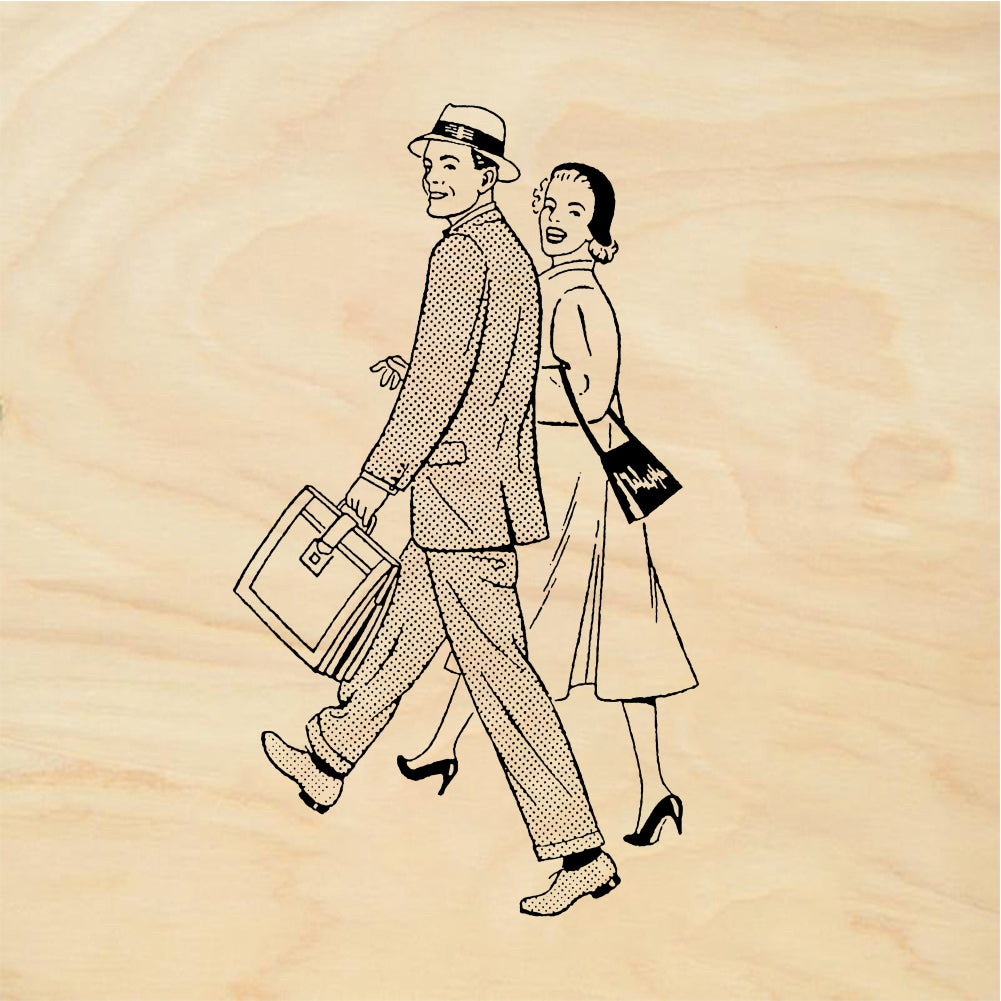 StampaFe Going somewhere - Rubber Stamp 1.5 x 1.5