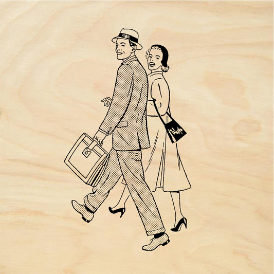 StampaFe Going somewhere - Rubber Stamp 1.5 x 1.5