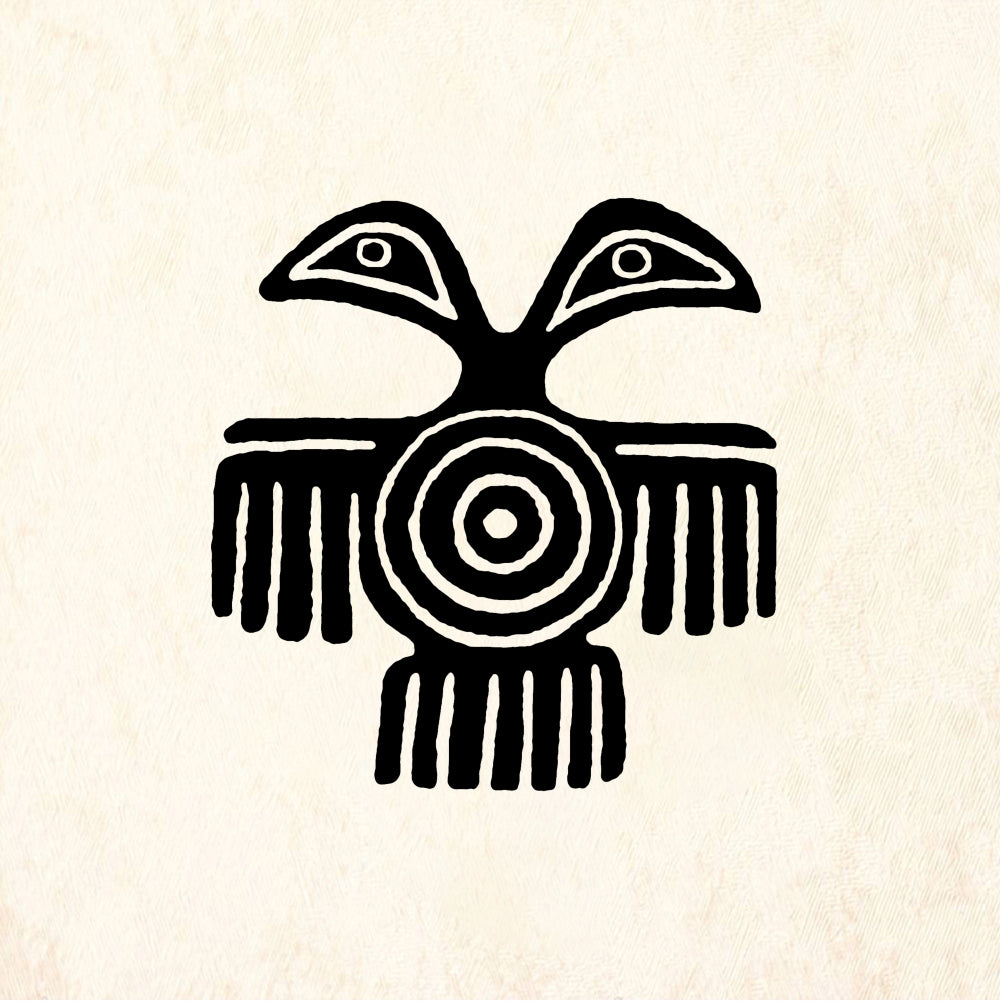 StampaFe Two-headed bird Two Headed Bird - Rubber Stamp 1.25 x 1.5