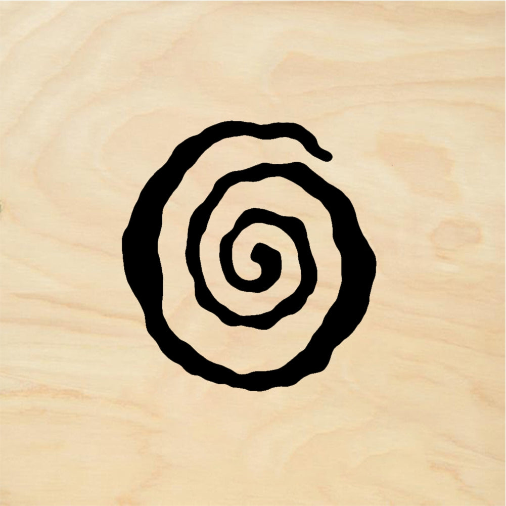 StampaFe Bumpy Spiral - Rubber Stamp 0.5 x 0.5
