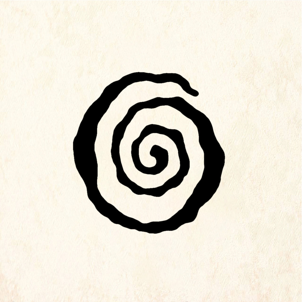 StampaFe Bumpy Spiral Rubber Art Stamp
