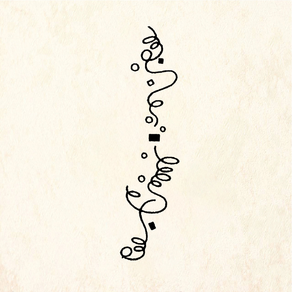 StampaFe Confetti - Rubber Stamp 1 x 0.75