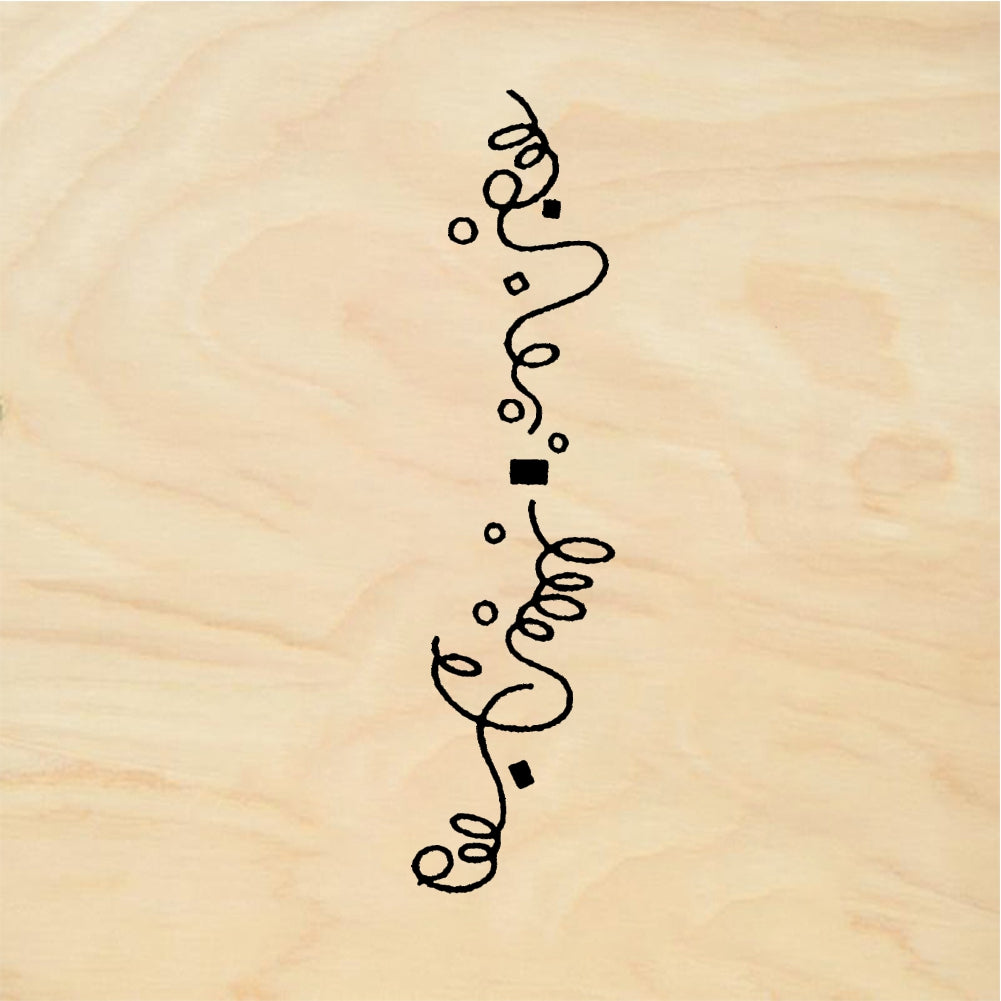 StampaFe Confetti - Rubber Stamp 1 x 0.75