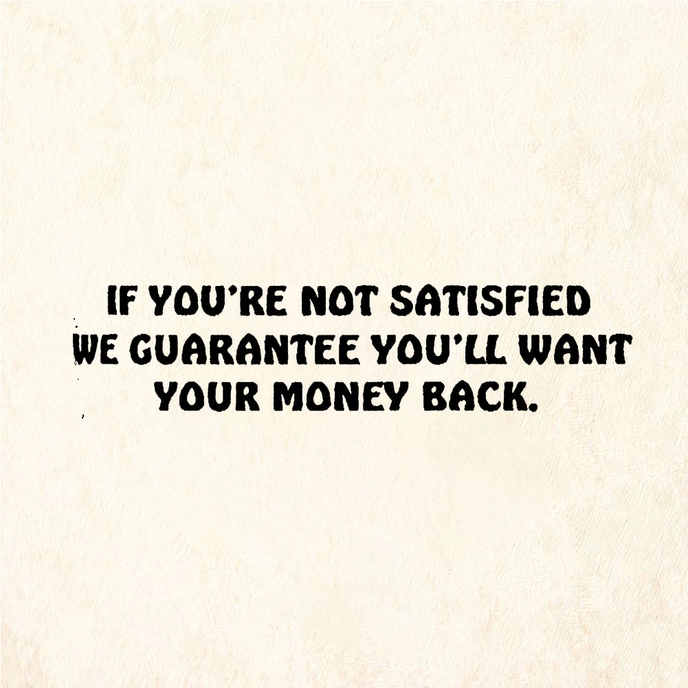 StampaFe NOT SATISFIED MONEY BACK Money Back Guarantee - Rubber Stamp 1.75 x 1