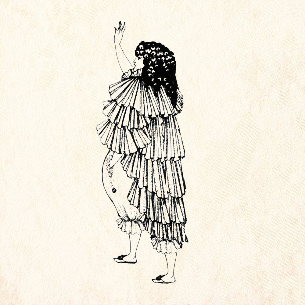StampaFe Lysistrata Beckons Vintage Rubber Art Stamp