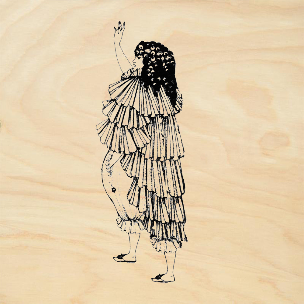 StampaFe Lysistrata Beckons Vintage Rubber Art Stamp
