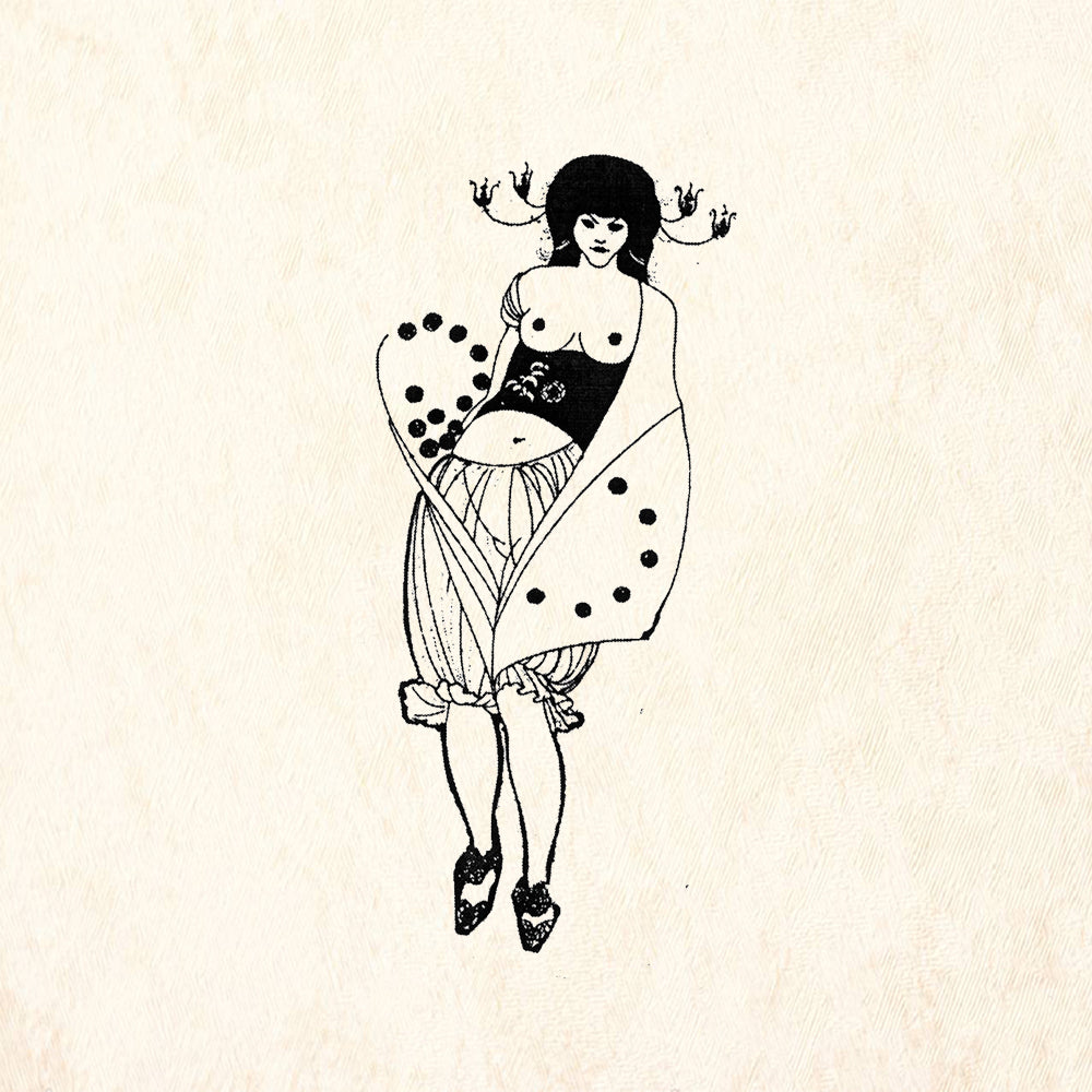 StampaFe Oriental Dancer Retro Rubber Art Stamp