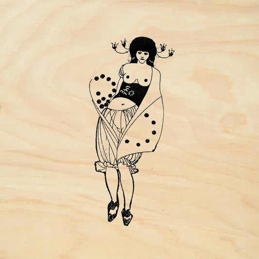 StampaFe Oriental Dancer Retro Rubber Art Stamp